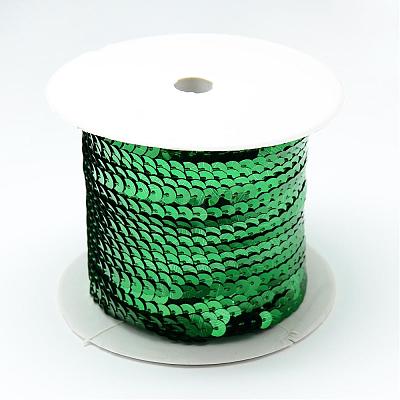 Plastic Paillette Beads PVC-Q085-6mm-4-1