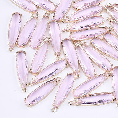 Transparent Glass Pendants GLAA-T007-15E-1