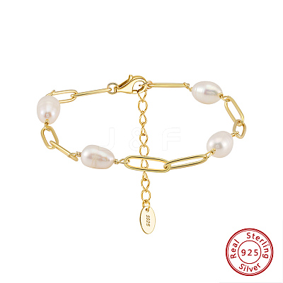 Shell Pearl Beaded Bracelets BJEW-G724-04G-1