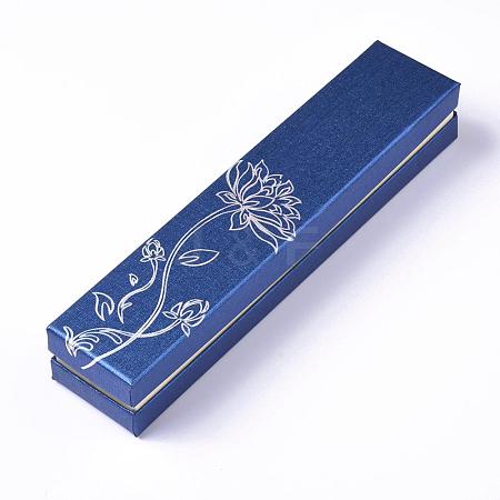 Rectangle Cardboard Jewelry Bracelet Boxes CBOX-E010-02-1