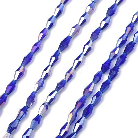 Opaque Glass Beads Strands GLAA-P001-04A-05-1