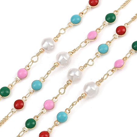 Brass Round Link Chains CHC-H115-10G-1