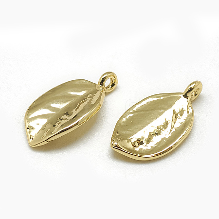 Brass Charms X-KK-T032-103G-1