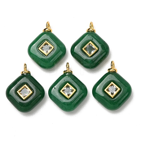 Dyed Natural Malaysia Jade Pendants GG-CBAA798-03G-04-1