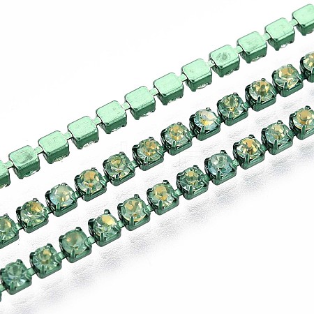 Iron Rhinestone Cup Chains CH-T006-05B-01-1