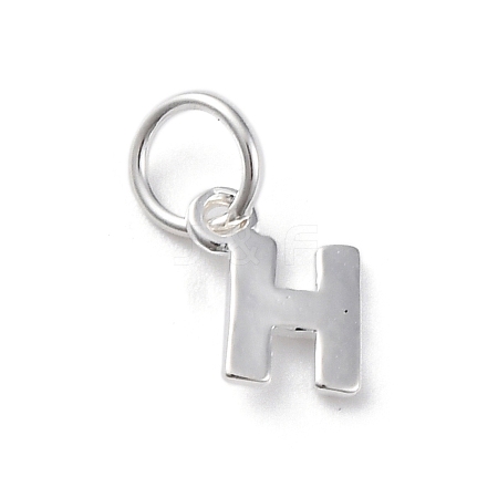 925 Sterling Silver Letter Charms LS-STER-C012-01S-H-1