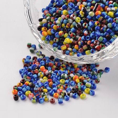 12/0 Opaque Colours Seep Glass Beads SEED-M008-M-1