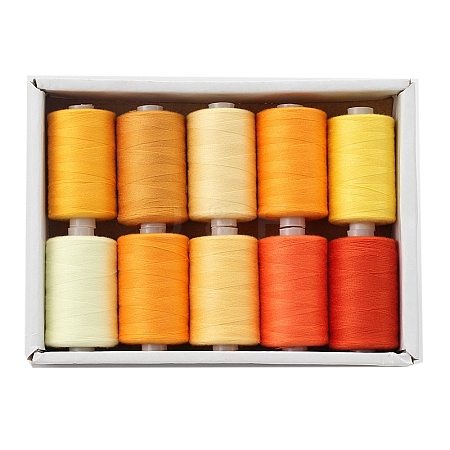 10 Colors Polyester Sewing Thread PW-WG34EA6-17-1