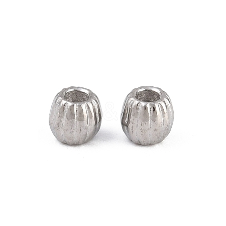 304 Stainless Steel Beads STAS-D394-02E-P-1