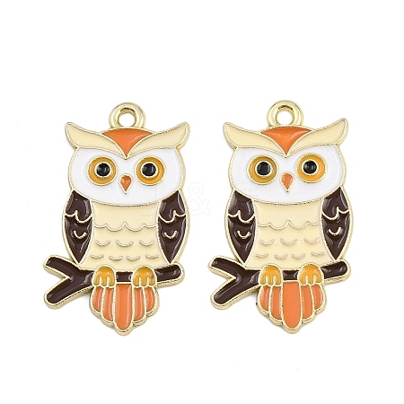 Thanksgiving Theme Alloy Enamel Pendants X-FIND-I065-04A-G-1