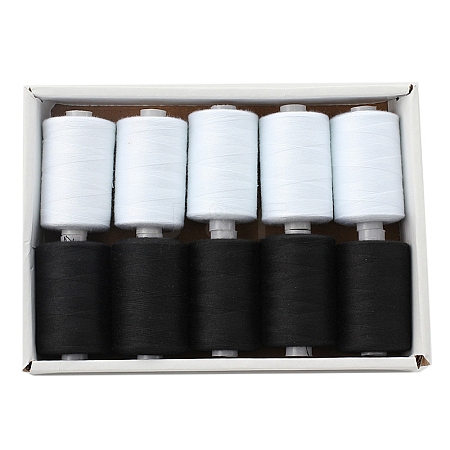 2 Colors Polyester Sewing Thread PW-WG34EA6-09-1