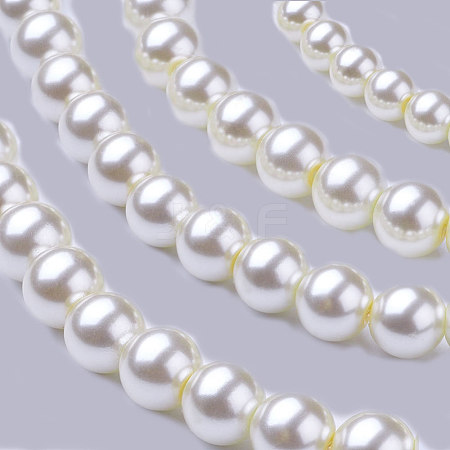 8Strands Glass Pearl Beads Strands HY-TA0001-A-02-1