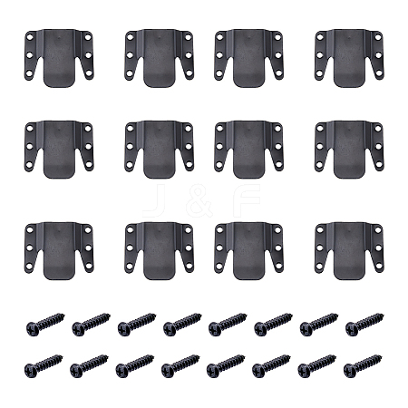 12Pcs Iron Universal Sectional Sofa Interlocking Brackets AJEW-FH0003-06-1
