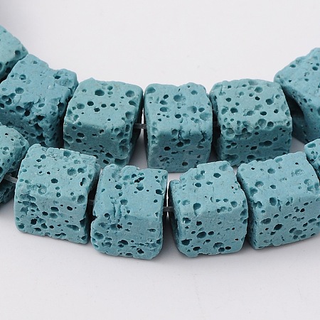 Natural Lava Rock Beads Strands G-L435-01-6mm-14-1