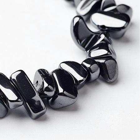 Non-magnetic Synthetic Hematite Beads Strands IM009-1
