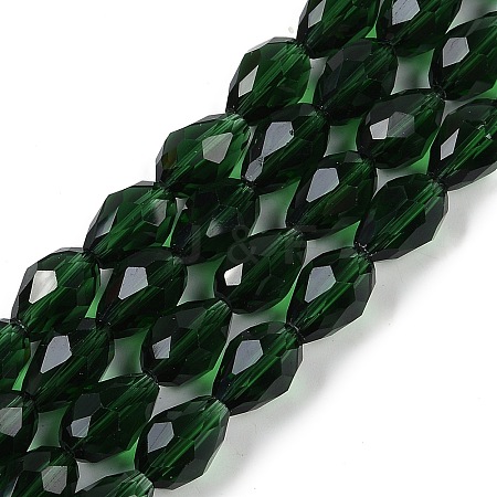 Transparent Glass Beads Strands LS-EGLA-N013-T8mm-D15-1