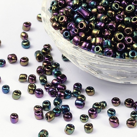 6/0 Glass Seed Beads SEED-US0003-4mm-604-1