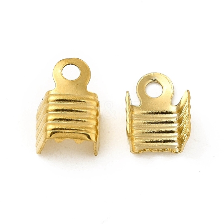 304 Stainless Steel Folding Crimp Ends STAS-P319-02G-1