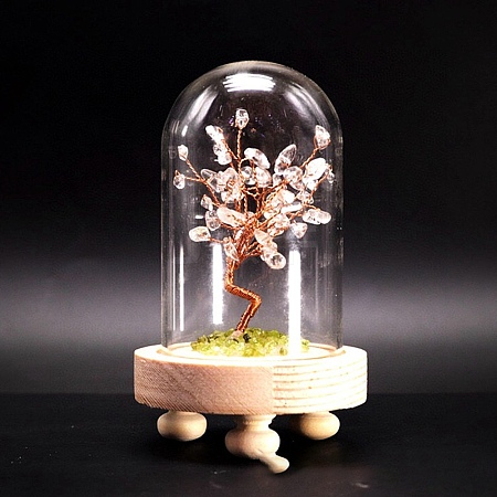 Natural Quartz Crystal Display Decoration TREE-PW0001-22A-1