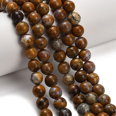 Natural Wealth Stone Beads Strands G-C289-B01-8mm-1