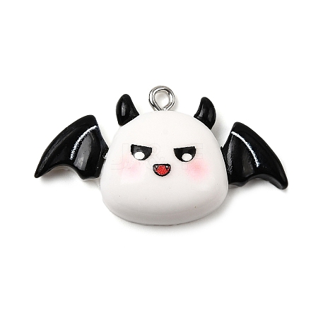 Halloween Opaque Resin Pendants CRES-D314-01P-07-1