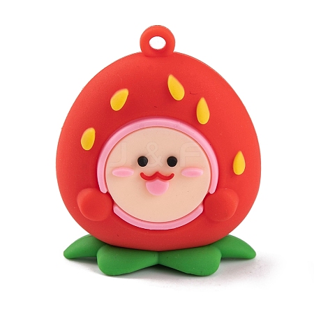 Fruit PVC Plastic Pendants KY-S172-08B-1