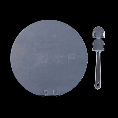 PVC Hand Held Fan DIY-WH20001-26B-1