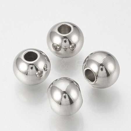 201 Stainless Steel Beads STAS-R094-22-1