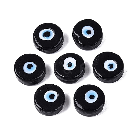 Handmade Evil Eye Lampwork Beads LAMP-N040-01F-1