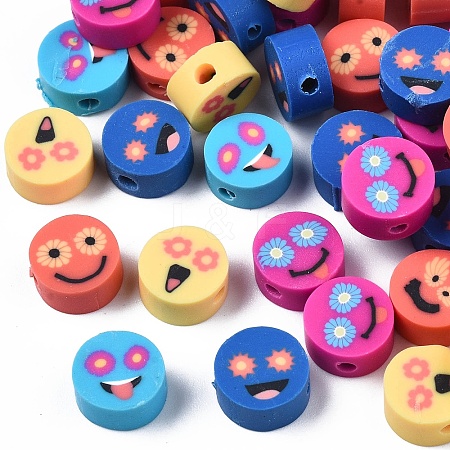 Handmade Polymer Clay Beads CLAY-SZ0001-88-1