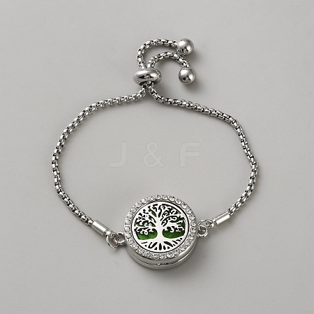 316 Surgical Stainless Steel Box Chain Slider Bracelets BJEW-WH0029-05P-01-1