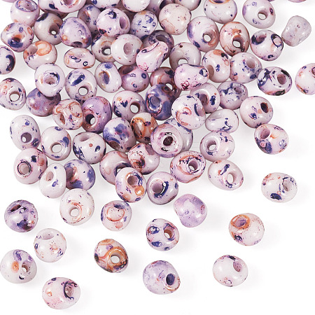 Picasso Glass Seed Beads SEED-TADJ0001-05I-1