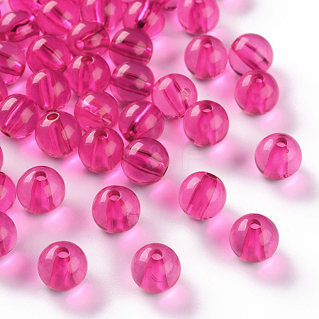 Transparent Acrylic Beads MACR-S370-A10mm-706-1