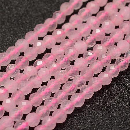 Natural Rose Quartz Beads Strands G-F460-35-1