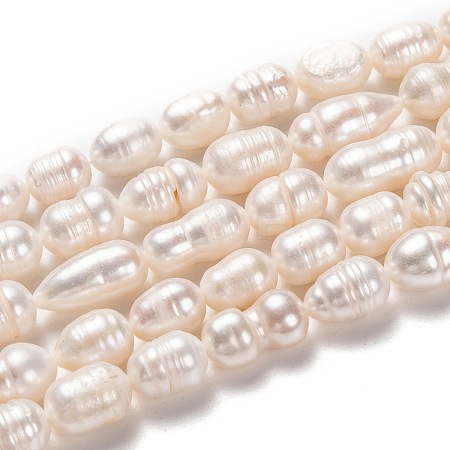 Natural Cultured Freshwater Pearl Beads Strands PEAR-L033-80-01-1