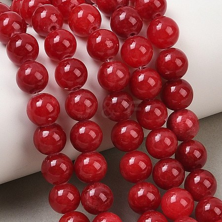 Natural Striped Stone Beads Strands G-D315-A01-05-8mm-1