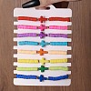 8Pcs Bohemia Srtyle Polymer Clay Heishi Beaded Stretch Bracelets FS-WG10640-01-1
