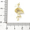 Brass Micro Pave Cubic Zirconia Pendants KK-H255-14A-G02-3
