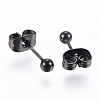 304 Stainless Steel Stud Earrings EJEW-H350-01B-A-2