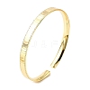 Brass Cuff Bangles for Women BJEW-G742-02G-4