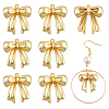 6Pcs Rack Plating Brass Pendants KK-BC0014-98G-1