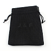 Burlap Packing Pouches Drawstring Bags ABAG-Q050-15x20-09-1