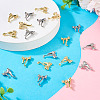 20Pcs 2 Colors Alloy Rhinestone Pendants FIND-TA0007-86-5