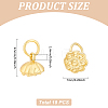 18Pcs Brass Charms KK-LP0001-39-2