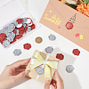 CRASPIRE 50Pcs 2 Styles Adhesive Wax Seal Stickers DIY-CP0009-10B-3