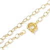 6mm Brass Cable Chains Necklace for Men Women NJEW-JN03768-1