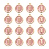 Golden Plated Alloy Enamel Charms LS-ENAM-S118-07I-2