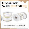 14.3~15M Polyester Gold Edged Grosgrain Ribbon OCOR-LP0004-24B-2
