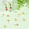 SHEGRACE Brass Stud Earring Findings XGRQ64450-856G-4