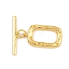 Brass Toggle Clasps KK-G548-41G-03-1